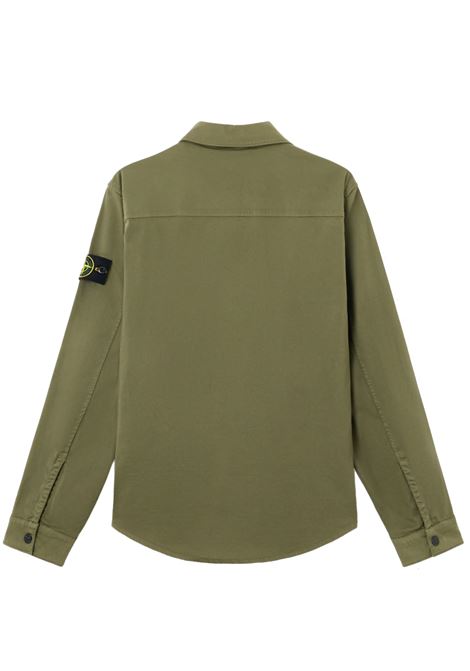 overshirt 1200015 uomo verde militare STONE ISLAND | L1S15 1200015 S0012V005G